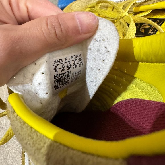 Adidas Gazelle Indoor yellow suede Collegiate sneakers US 5 FR 36 - Picture 5 of 5